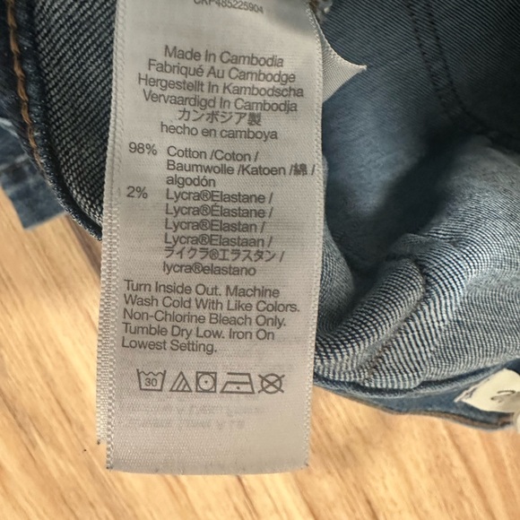 Madewell Kick out Crop Blue Women's Jeans 30 - Picture 6 of 7